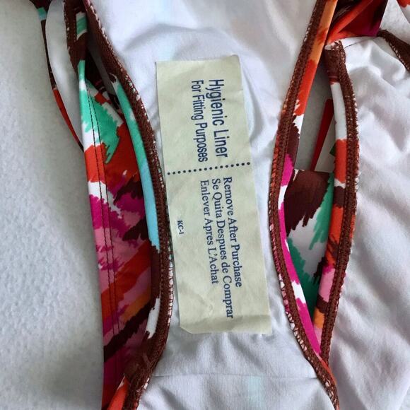 Esprit NWT Tropical Bikini Swim Bottom Women L - Picture 7 of 11